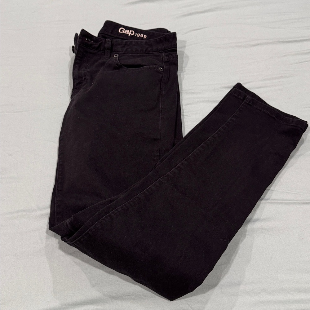 GAP Women's Black Real Straight straight leg Jeans Sz 26